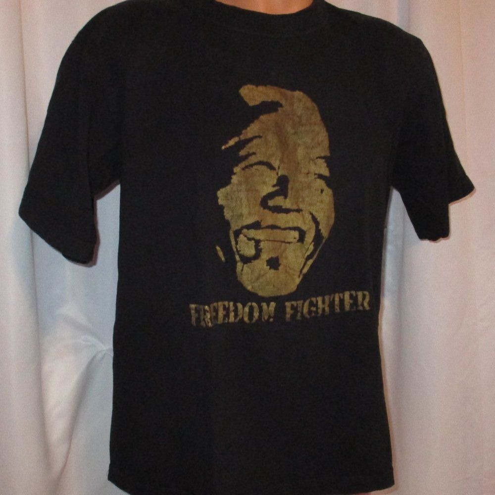 Freedom Fighter Nelson Mandela T Shirt XL Black - Picture 3 of 7